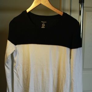 Joan Vass Black & White Sweater